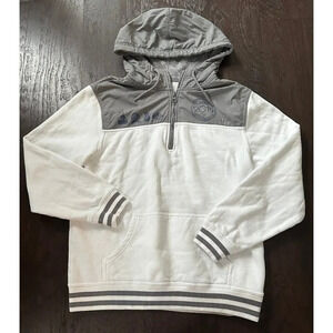 Mickey Mouse Disney Park Passport Stamp Magic Kingdom Epcot 1/4 Zip‎ Hoodie Sz S